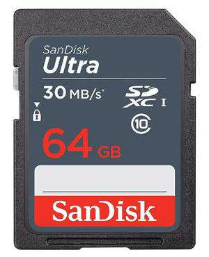 Memoria Sd Card 64gb Sandisk 30 Mb/s Sdsdl-064g-g35