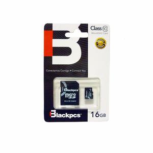 Memoria Micro Sd 16gb Blackpcs Clase 10