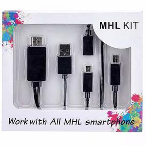 Kit Mhl Cable Con Adaptador Micro Usb A Mhl 11 Pines Galaxy