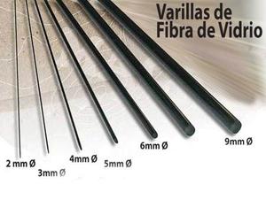 Varilla Hueca Fibra Vidrio 6mm Diametro