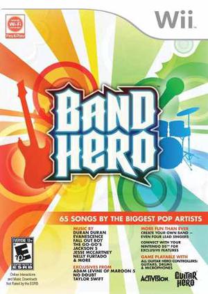 Band Hero Usado Wii Original Blakhelmet C