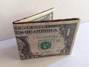 Cartera Billetera Origami De Dolar - One Dollar