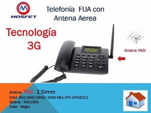 Telefono Rural 3g + Antena Aerea Para Telcel Unefon Movistar