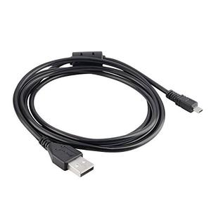 Negro Usb 2.0 La A 8-pin Mini B Cable W Ferrito - 1.5m 59 Pu