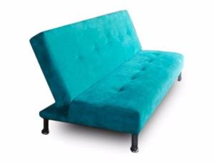 Sofa Cama Futon Moderno Minimalista Mod Livomo Suede