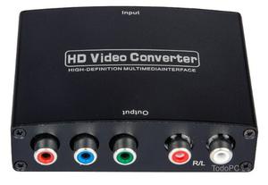 Convertidor Hdmi A Componente Audio Y Video Hd