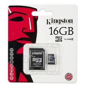 Kingston Lote Kit 5 Piezas Memoria Micro Sd 16gb Clase 4