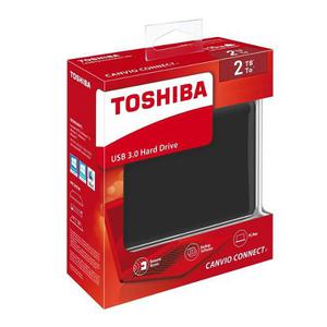 Disco Duro Externo Toshiba 2tb Canvio Conect Ii Negro Backup