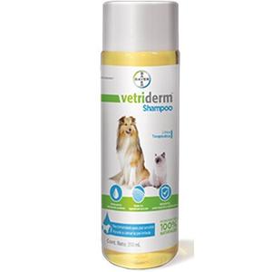 Shampoo Vetriderm 350 Ml Piel Sensible Delicada Perros Gatos