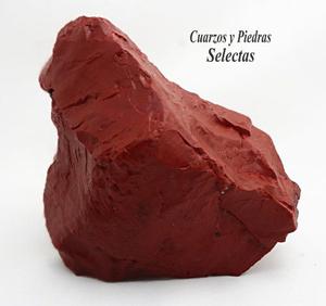 Piedra Jaspe Rojo En Bruto Calidad Decoración 643 Gr Cuarzo