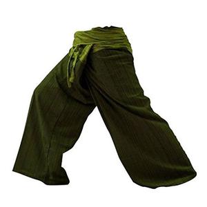 2 Tone Pantalones Pescador Tailandés Pantalones De Yoga El
