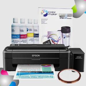 Impresora Epson L310 Tinta Sublimacion Papel Y Cinta Termica