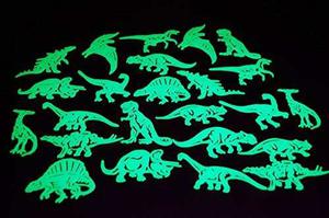 24 Piezas Brilla En Los Dinosaurios Oscuros