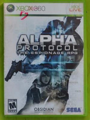 Alpha Protocol The Espionage Rpg Xbox 360
