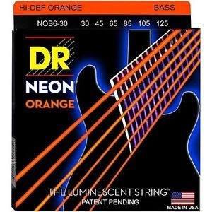 Dr Neon 6 Cuerdas Bajo Naranja O Multi Color Bass 