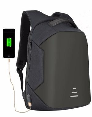 Mochila Backpack Antirobo Impermeable Usb Powerbank Laptop