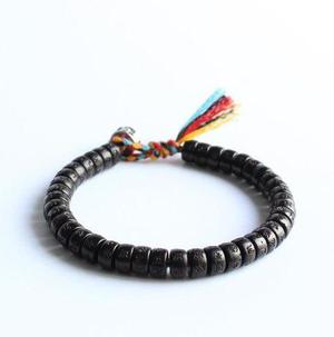 Pulsera Tibetana Buddhist Hand Braided Lucky Knots Bracelet