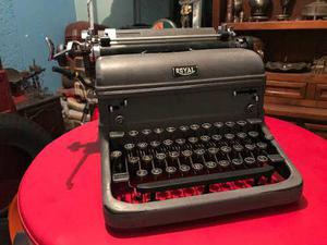 Antigua Máquina De Escribir Royal 40s Excelente