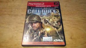 Call Of Duty 3 Special Edition Ps2 Pregunta Por Precio Bajo