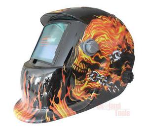 Careta Electrónica Auto Oscurecimiento Ghost Rider