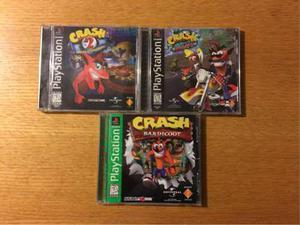 Crash Bandicoot 1 2 3 Warped Ps1 Ps2 Ps3 Playstation Lote