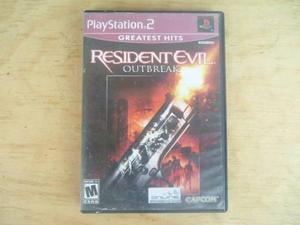 Resident Evil Outbreak Ps2 Pregunta X Precio Rebajado