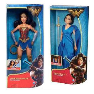 Dc Comics Wonder Woman 2 Muñecas Barbie Mujer Maravilla