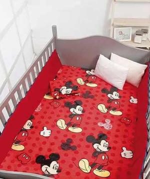 Cobertor Para Bebé Alaska Cunero Borrega Mickey Disney 2018