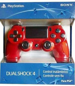 Control Dualshock 4 Para Ps4 Rojo Nuevo Meses Sin Intereses