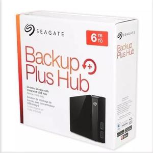 Dd Externo Seagate 6tb 3.5 Backup Plus Hub Negro Usb 3.0 Win