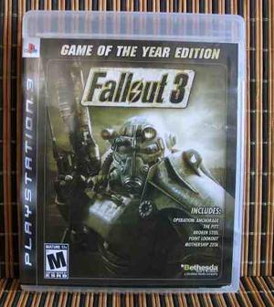 Fallout 3 Game Of The Year Goty - Ps3 Rpg - Bethesda