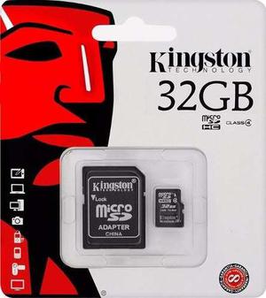 Memoria Micro Sd 32gb Clase 4 Kingston Tablet Celulares