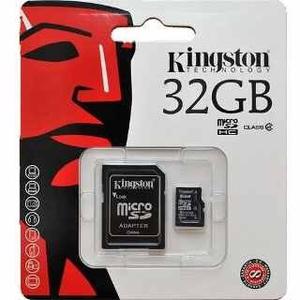 Micro Memoria Tarjeta Sd Clase 4 Kingston 32gb