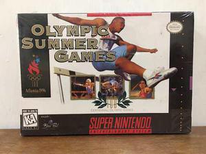 Olympic Summer Games Atlanta 96 Super Nintendo / Snes Nuevo