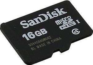16gb Sandisk Tarjeta De Memoria Microsdhc Clase 4 (paquete A