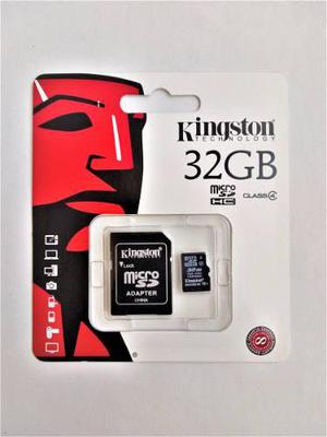 Memoria Micro Sd 32 Gb Kingston Clase 4
