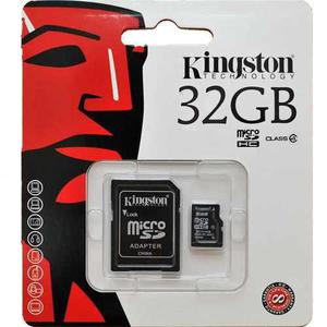 Memoria Micro Sd 32gb Kingston Tablet Camaras Celulares Cl4