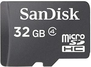Tarjeta De Memoria Micro Sd Sandisk 32gb Clase 4 C/adaptador