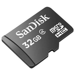 Tarjeta De Memoria Micro Sdhc Sandisk 32 Gb Clase 4 Ram-2194