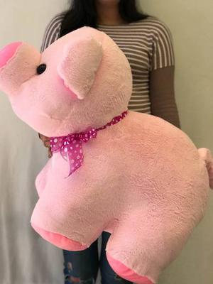 puerquito de peluche grande
