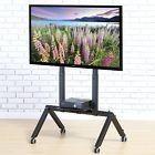 Mobile Tv Cart Rolling Stand For Lcd Led Plasma Flat Panel W