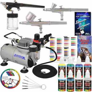 Master Airbrush Professional 3 Airbrush System With Compres