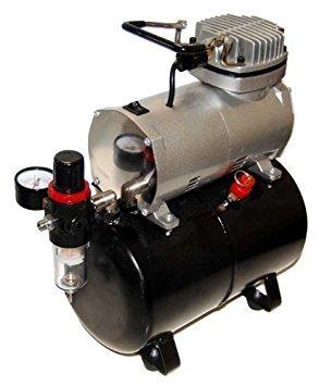 Master Airbrush Tc-20t Airbrush Compressor With Air Storage