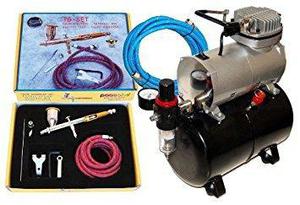 Paasche Tg-set Talon Airbrushing System With The Master Tc-2