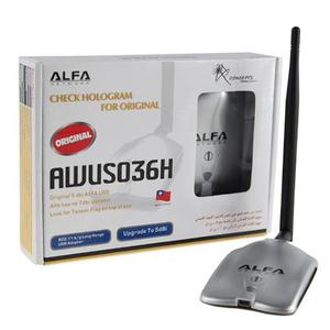 Adaptador Usb Wifi Alfa Awus036h 5dbi Chipset 