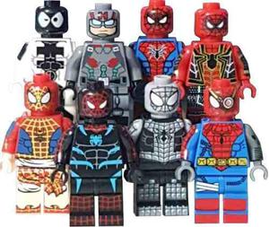 Set Sw3 Hombre Araña Multivers Spiderman Compatible Bloques