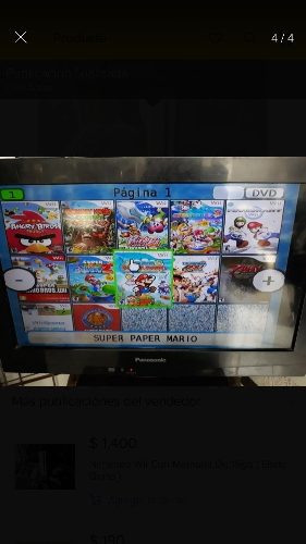 Nintendo Wii Negro Con Memoria De 16 Gb (Envio Gratis)