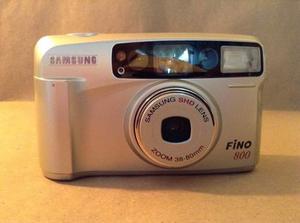 Cámara Vintage Antigua De 35mm Samsung Fino 800