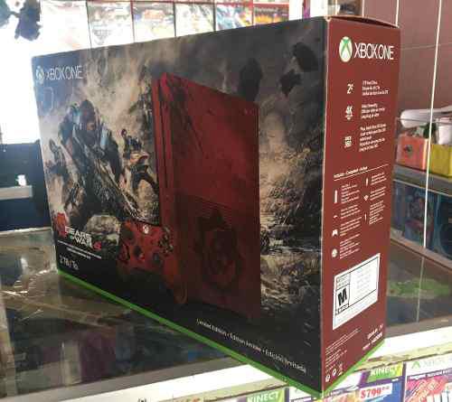 Xbox One Edición Limitada Gears 4 2tb Nuevo Sellado