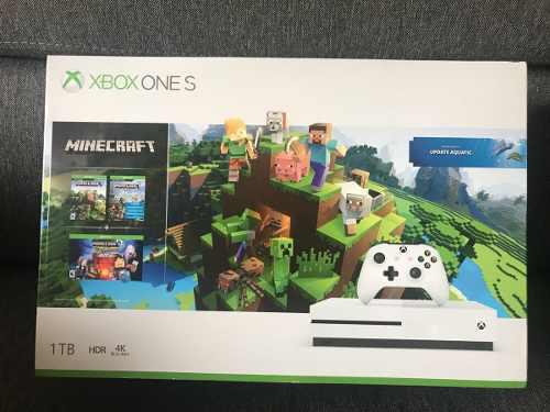 Xbox One S 1tb Con Minecraft Nuevo Sellado Envío Gratis